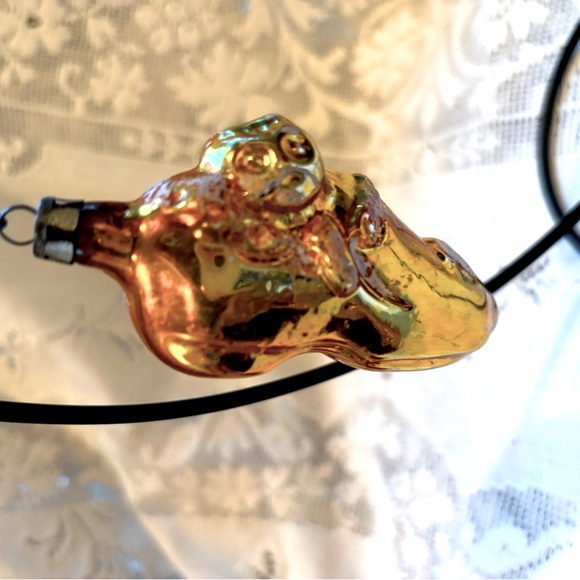 Vtg Cat in a shoe ornament - Picture 2 of 4